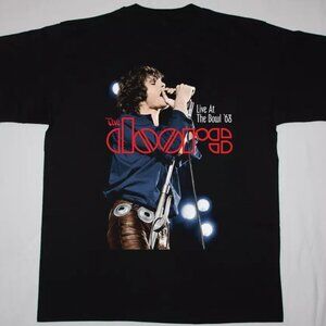 The Doors Band Live at the Bowl 68 Black T-Shirt Gift for Fan
